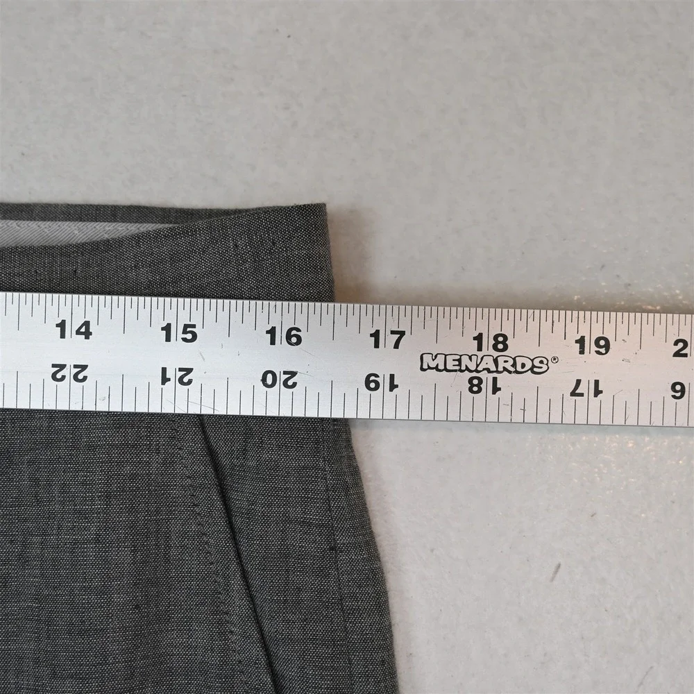 NEW Joseph Abboud 32x38 Gray Linen Stretch Nova Fides Heritage Slim Dress Pants